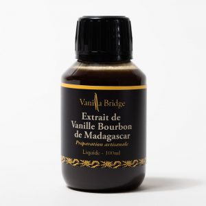 Extrait Liquide – Arômes naturels de vanille Bourbon de Madagascar  Avec grains 100ml